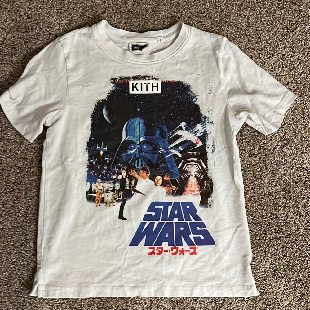 Kith Kids Star Wars White T-Shirt